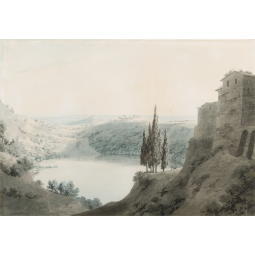 Lake Nemi looking towards Genzano